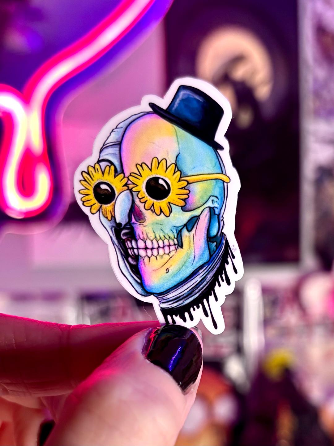 Skull Clown Sticker
