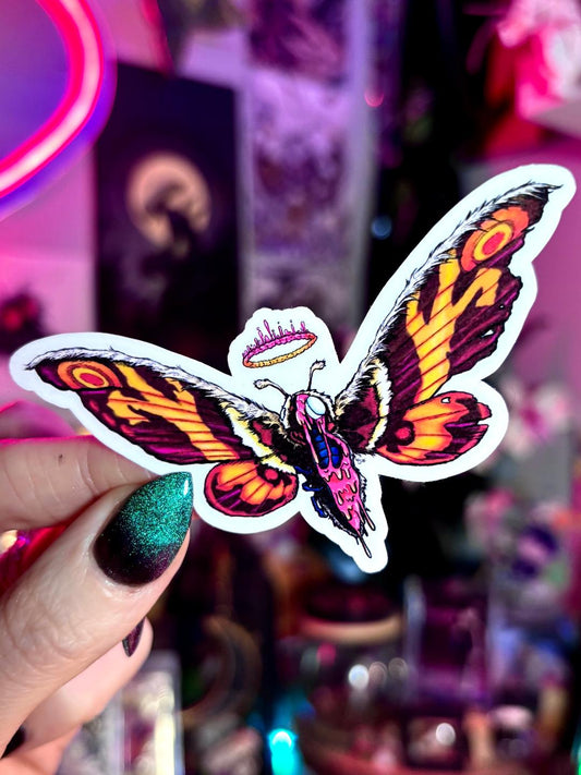 Kaiju Moth Sticker