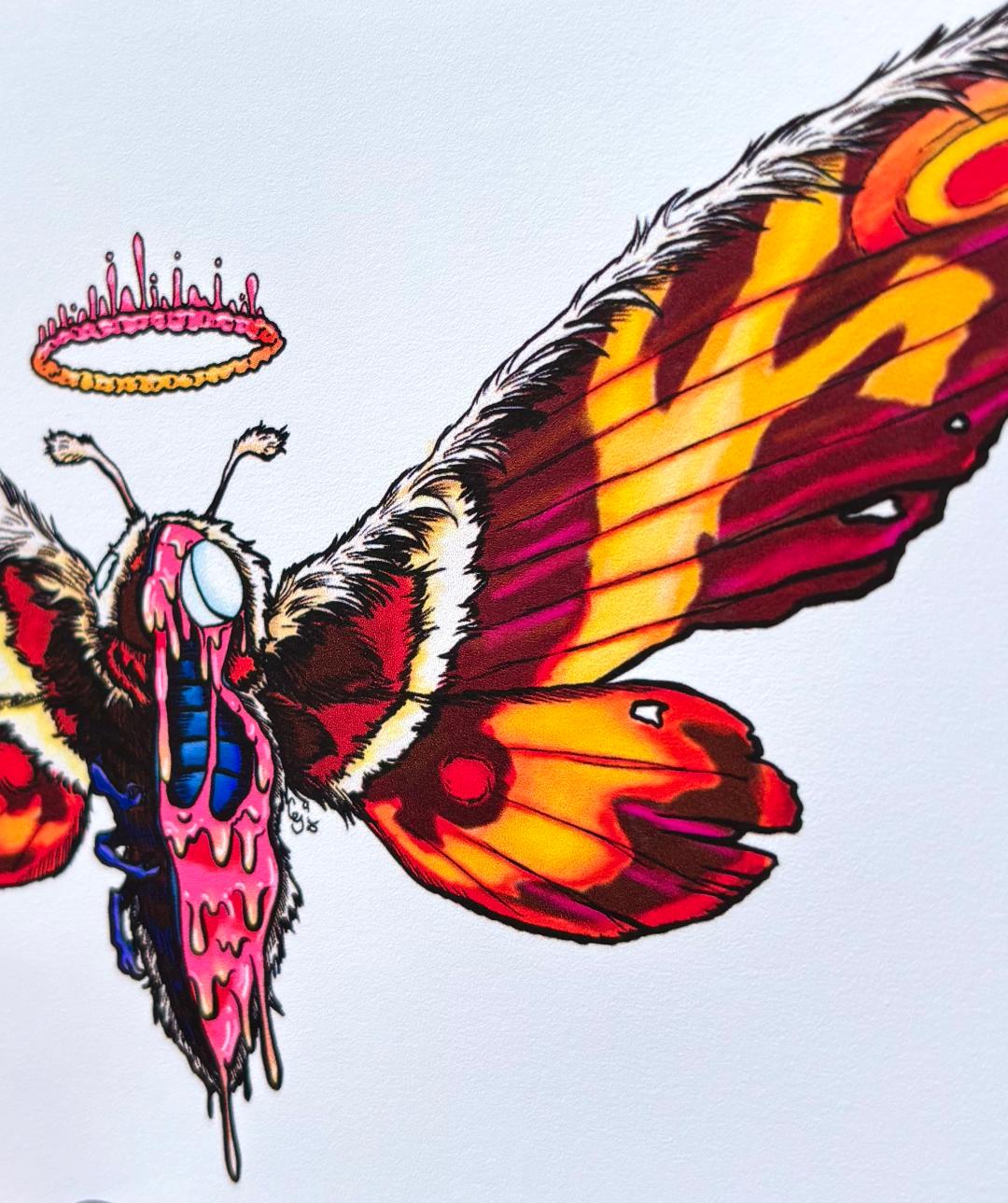 Queen Mothra Print 4x6in
