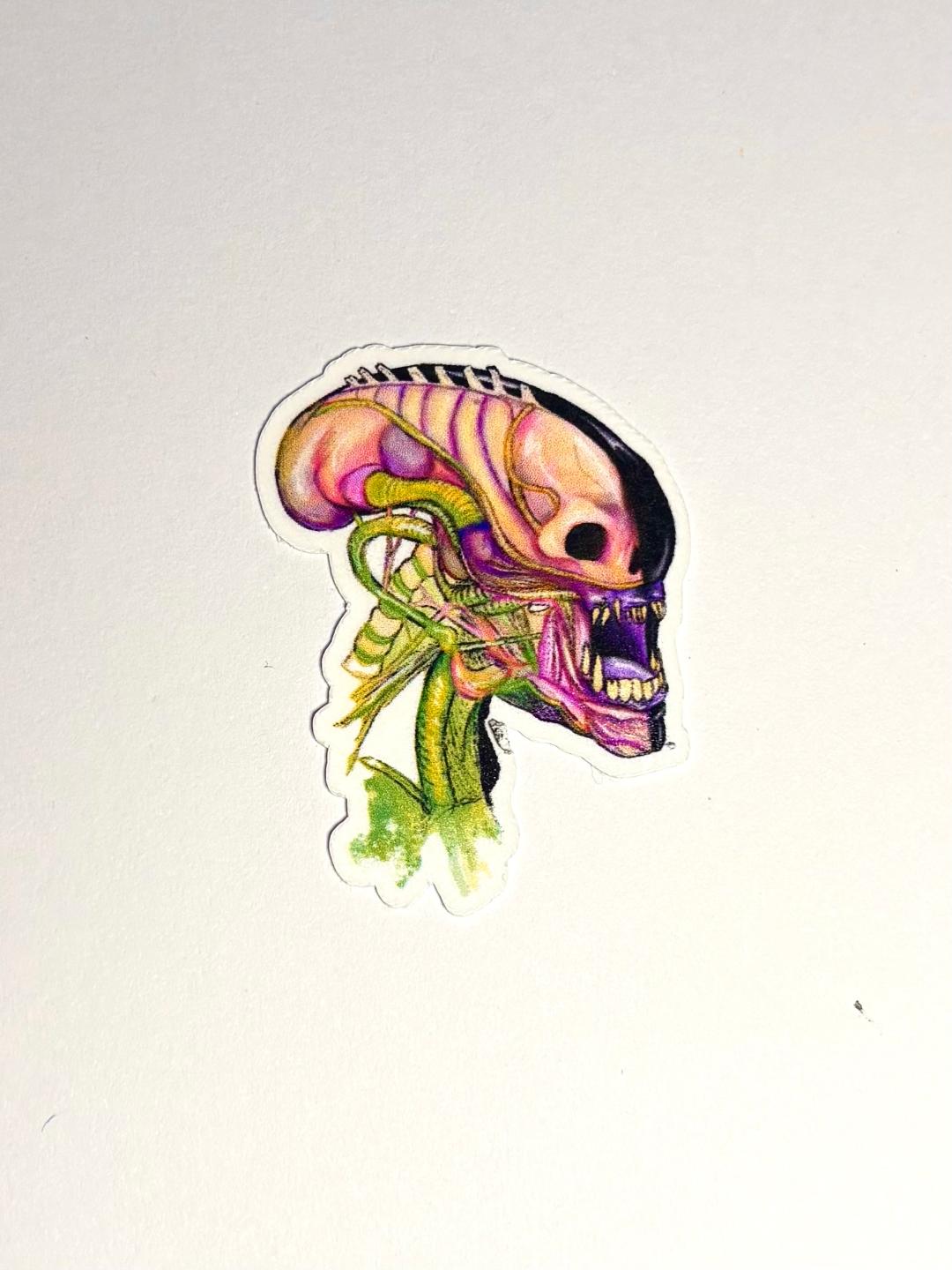 Mini Xenomorph Sticker