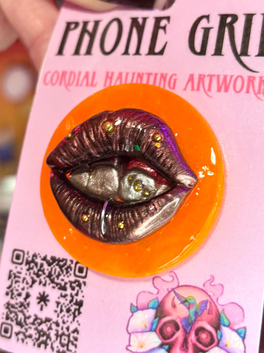 Phone Grip 'Bronze Lips'