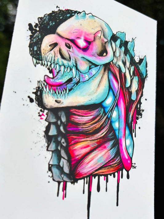 Godzilla Print 4x6in