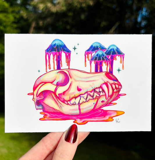 Melting Print 4x6in