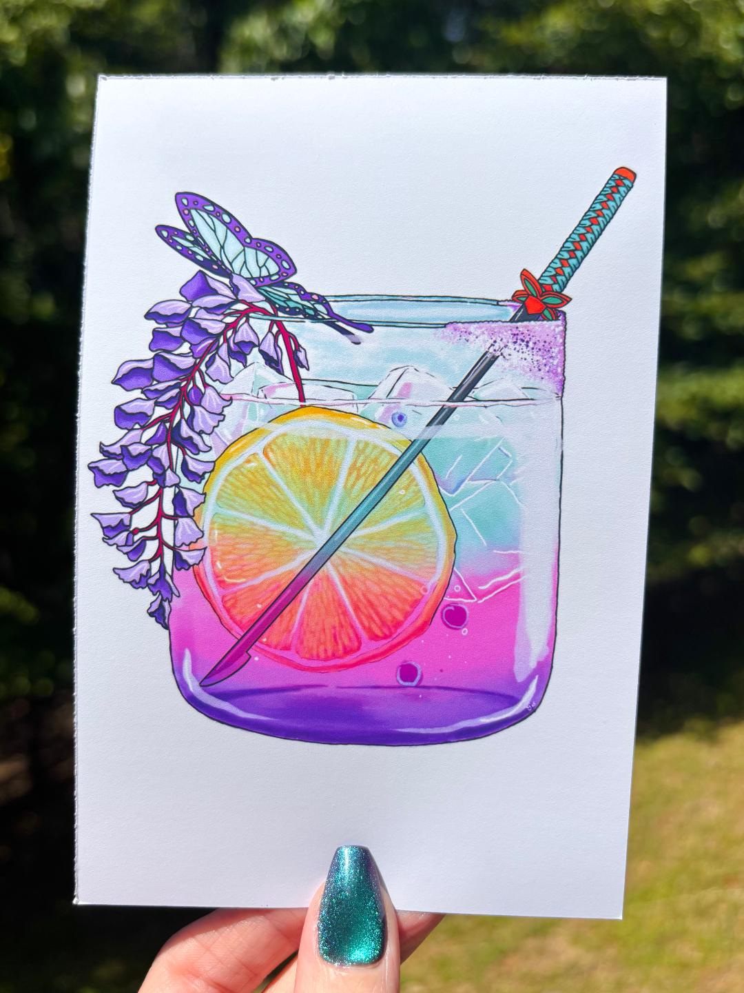 Shinobu Tea Print 4x6in