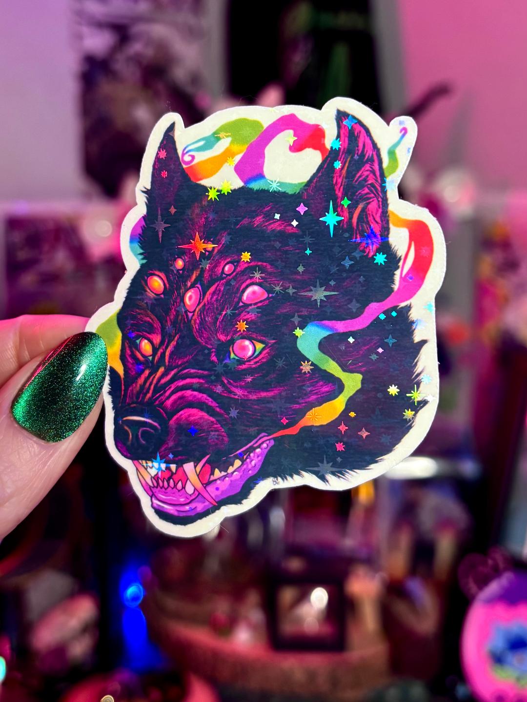 Spider Wolf 3in Sticker