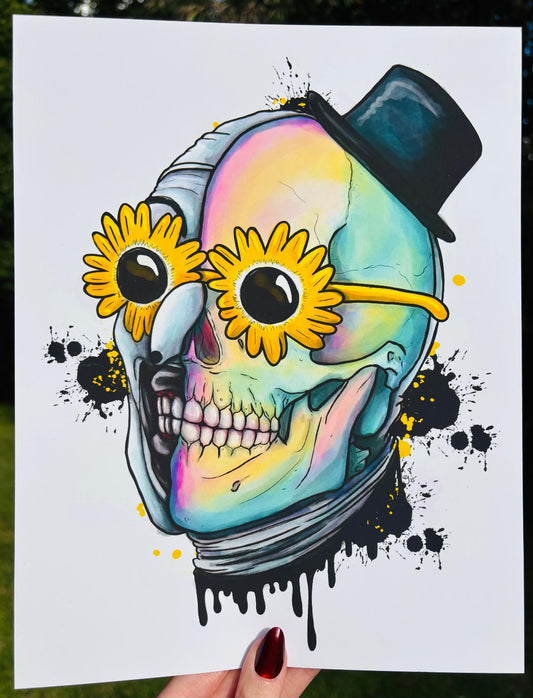 Art The Clown Print 11x8.5in