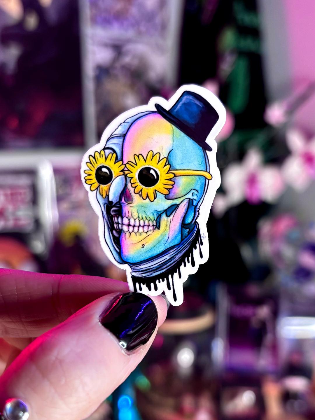 Skull Clown Sticker