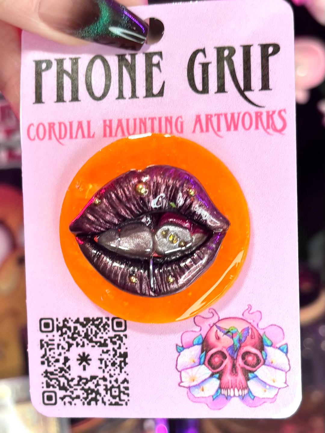 Phone Grip 'Bronze Lips'