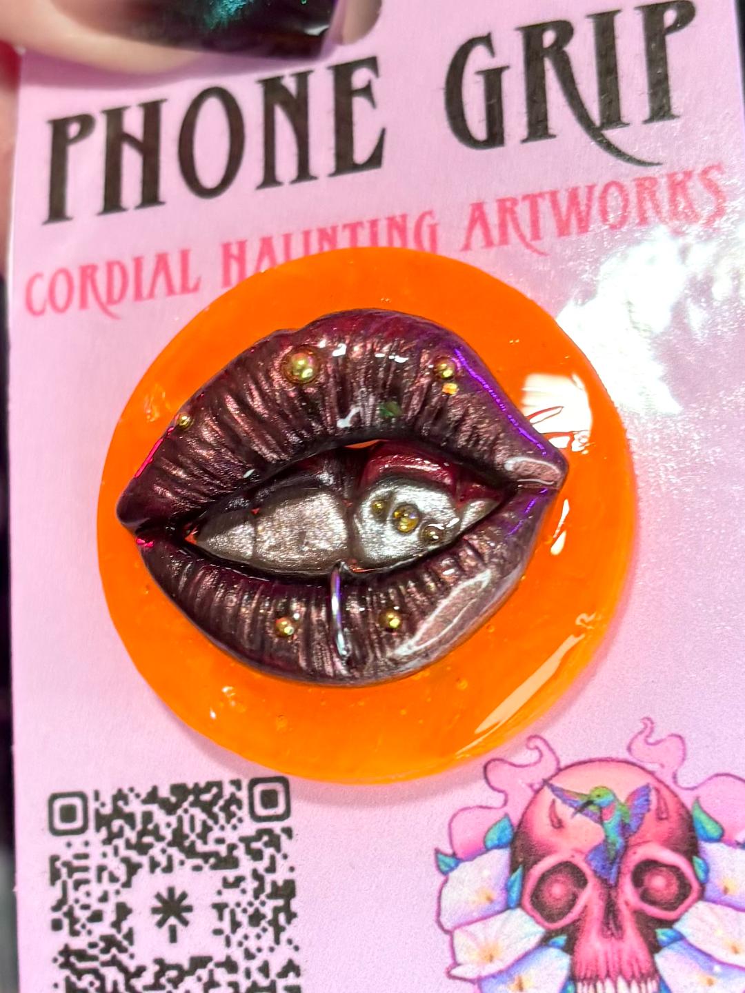 Phone Grip 'Bronze Lips'