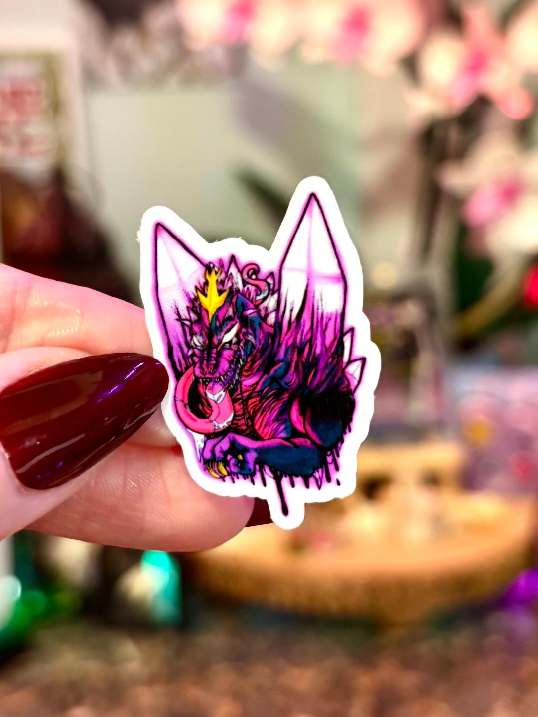 Mini Venom Space Godzilla Sticker