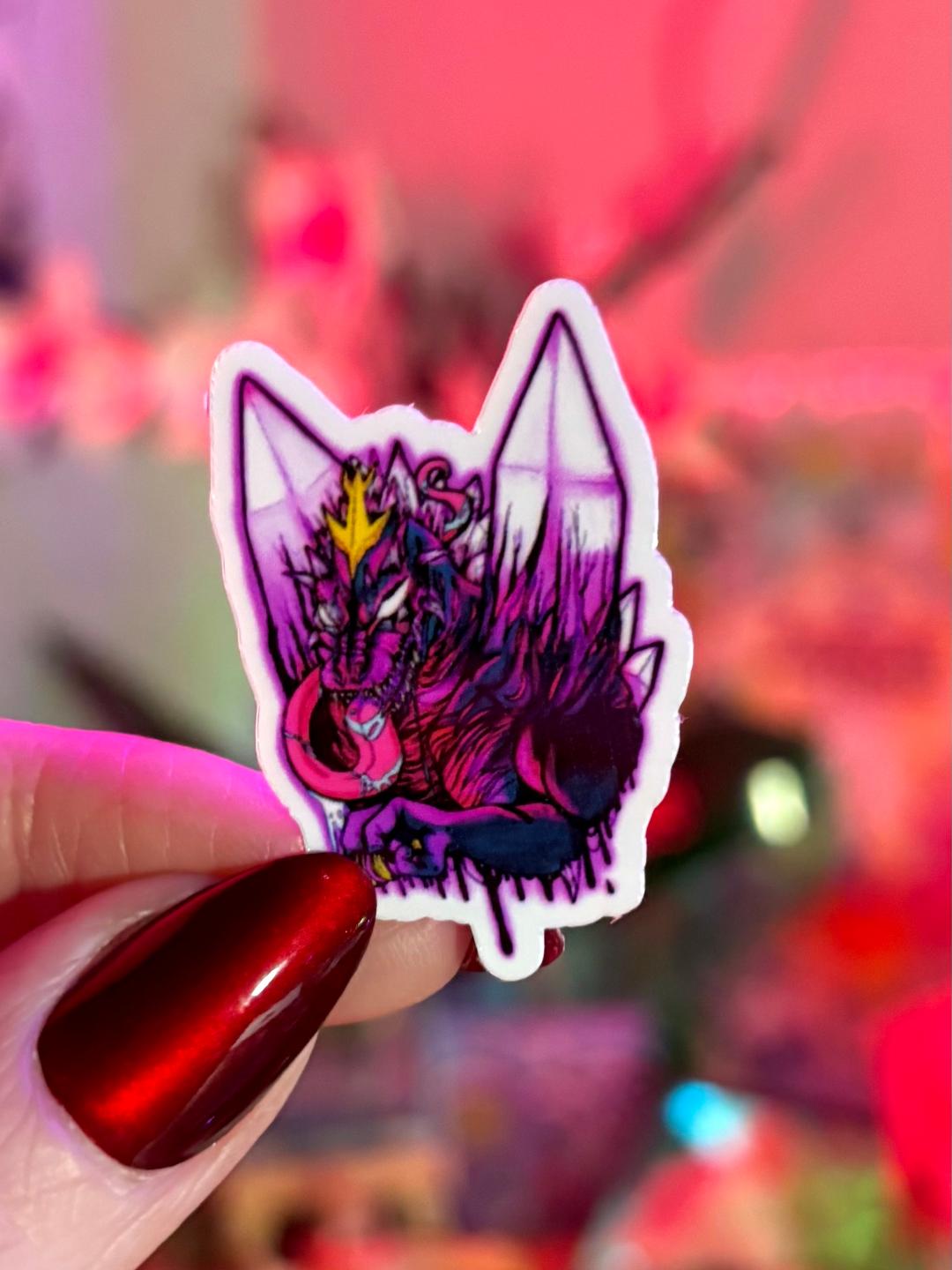Mini Venom Space Godzilla Sticker
