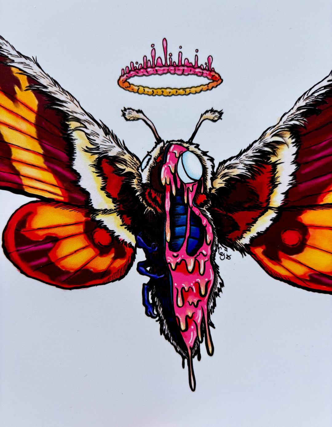 Queen Mothra Print 11x8.5in