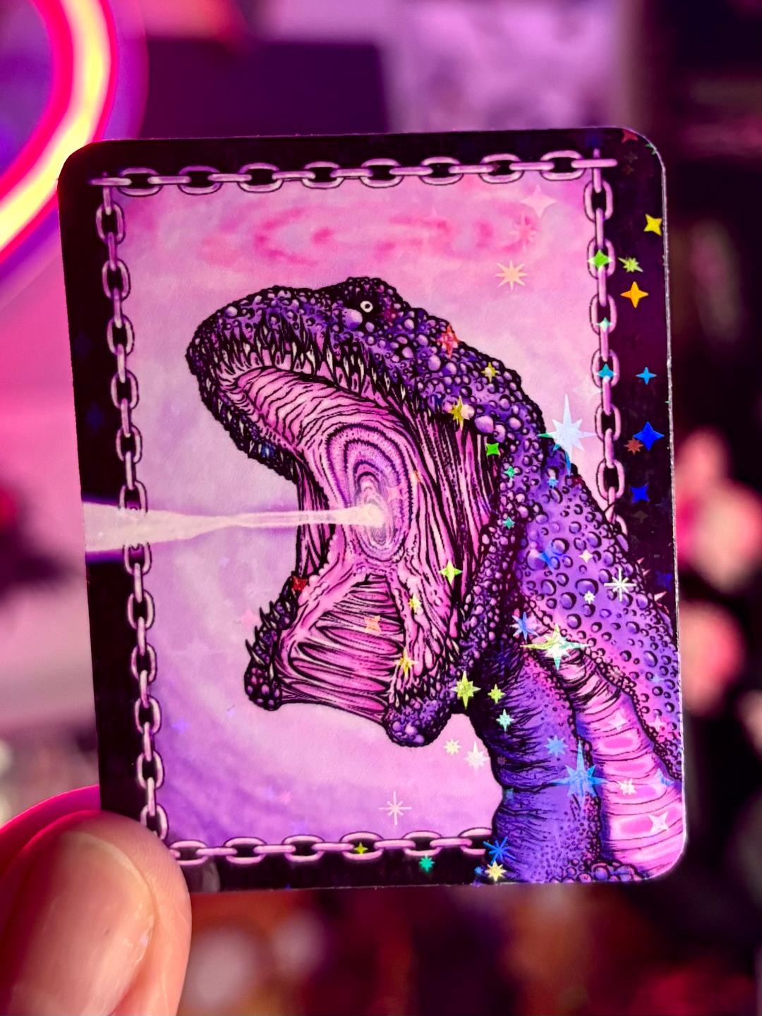 Kaiju Holo Sticker