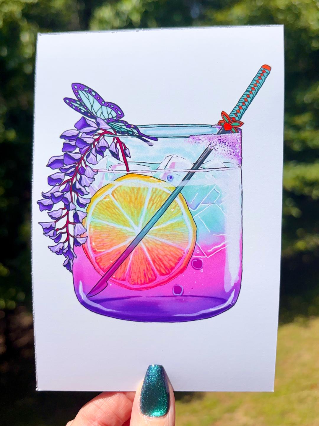 Shinobu Tea Print 4x6in